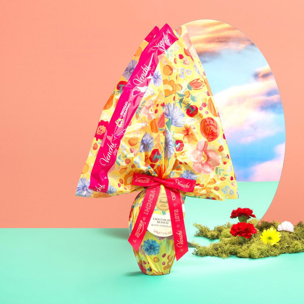 Uovo Boccioli di Primavera Bianco 220g - Venchi