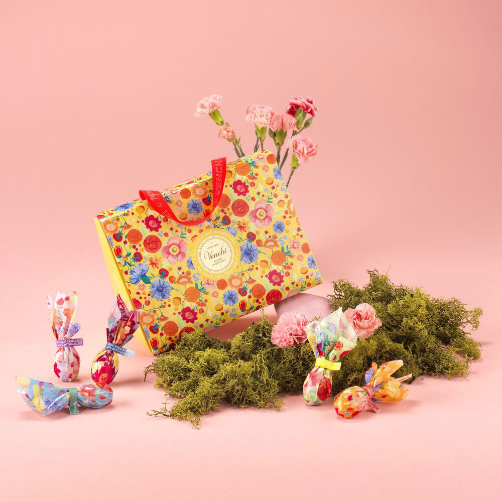 Borsina regalo Primavera con ovetti assortiti 200g - Venchi