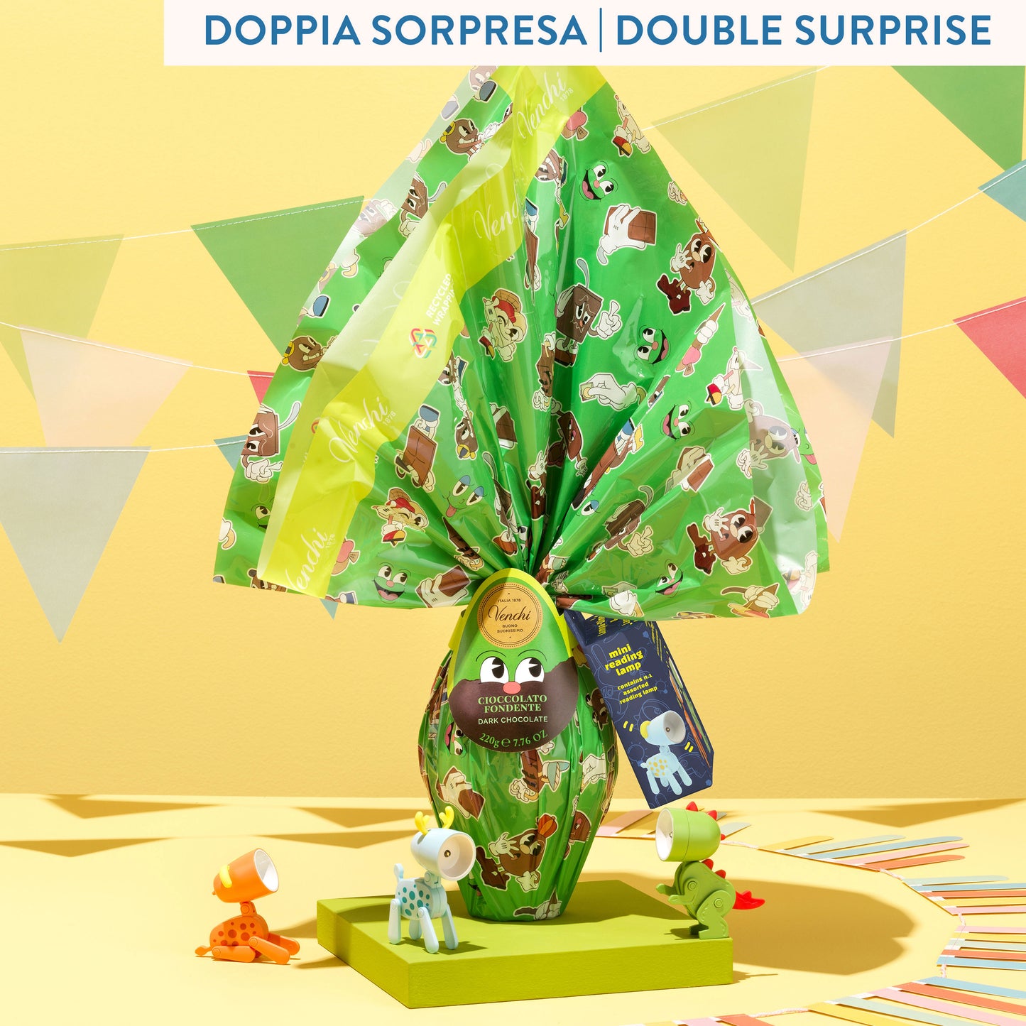 Uovo Bambini Verde Fondente 60% 220g - Venchi