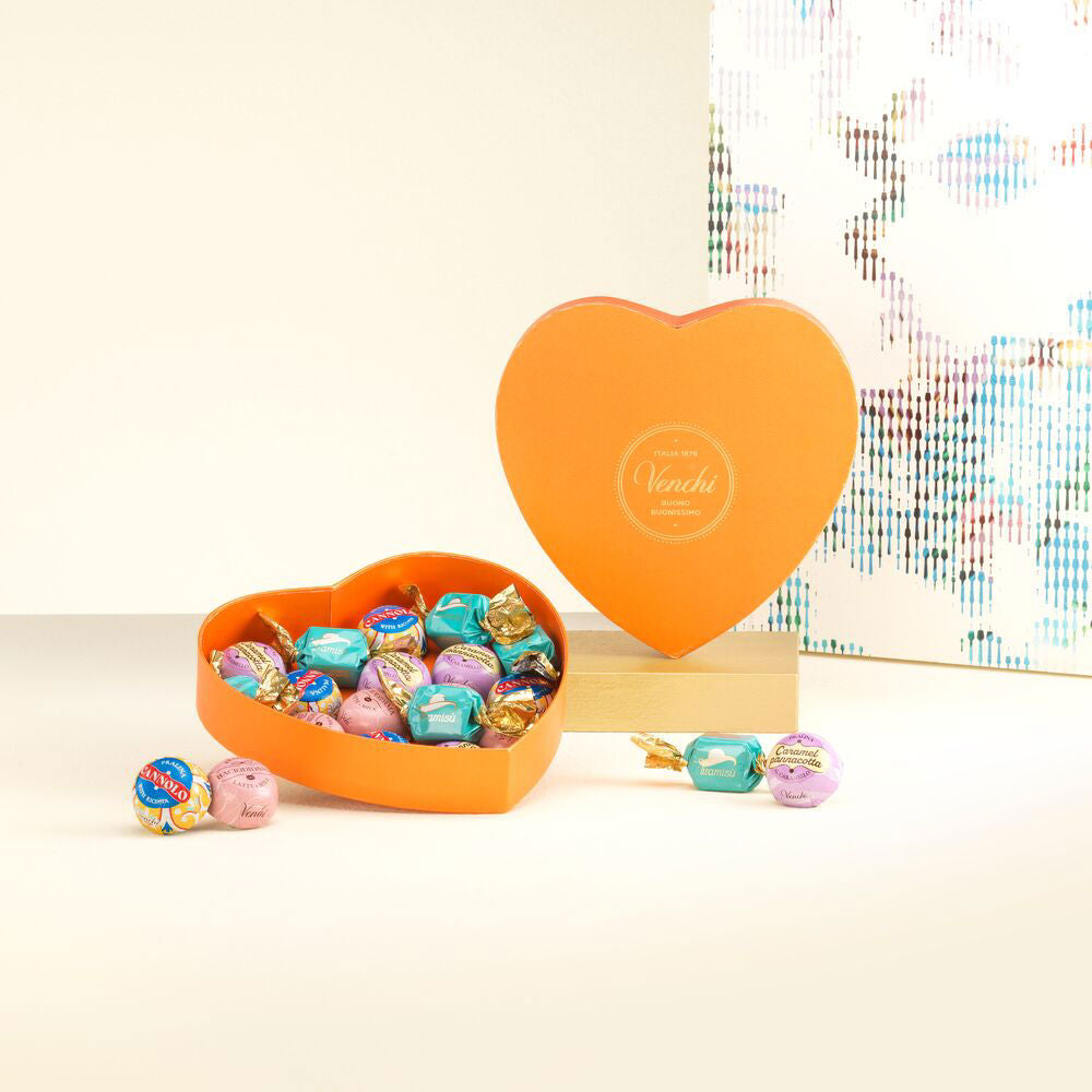 Confezione regalo Cuore cioccolatini Dolci Italiano