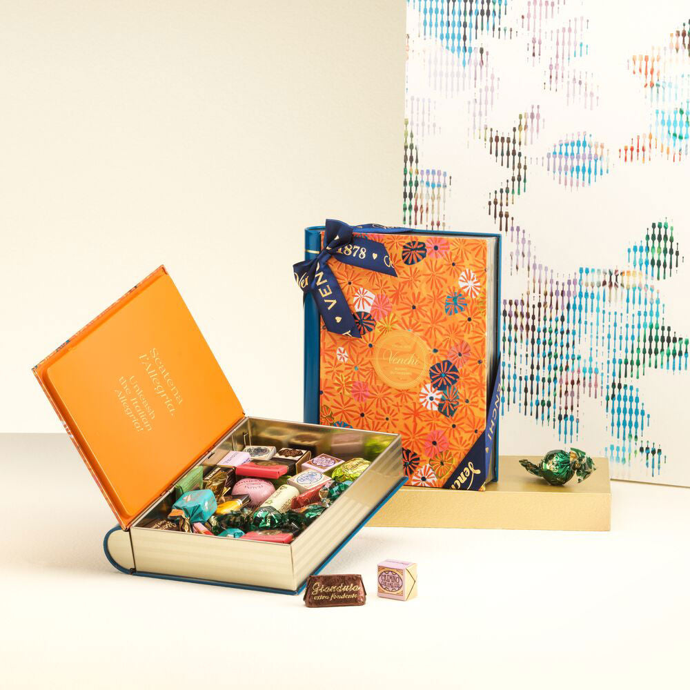 Maxi libro Murrine con cioccolatini assortiti
