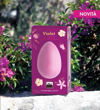 Uovo Violet cioccolato Bianco 200g - Maglio